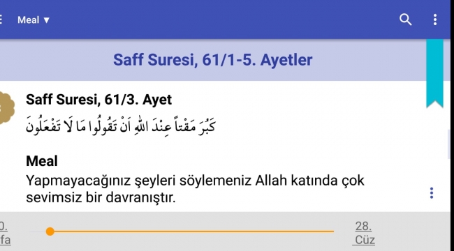 Niçin yapmadıklarınızı söylüyorsunuz?