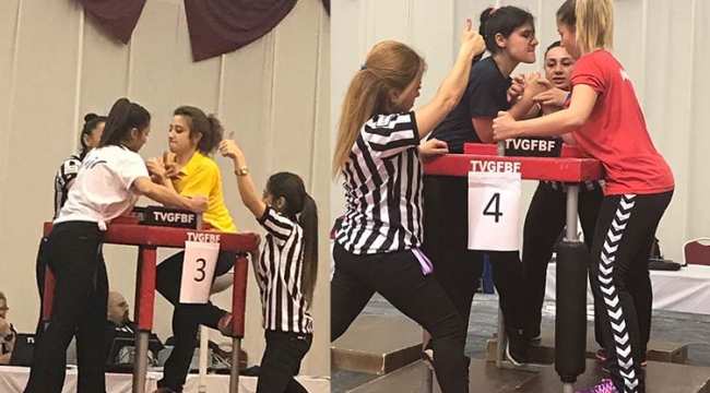 Bilek Güreşi Şampiyonasından Dereceyle Döndüler