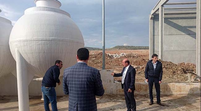 Organik Zeytin Tesisi İnşaatı Sürüyor
