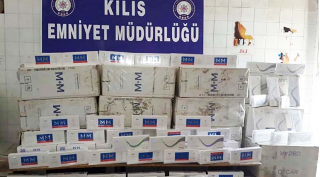 Kaçak Sigaralar Ele Geçirildi