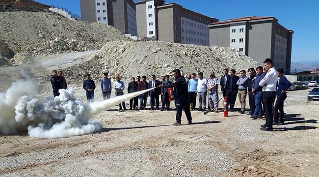 Kilis İtfaiyesi Tatbikat Yaptı