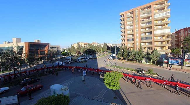 Kilis'te ''57.Alaya Vefa Yürüyüşü'' Düzenlendi