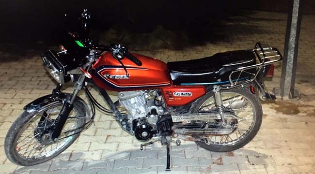 Çaldığı Motosikletle Yakalandı