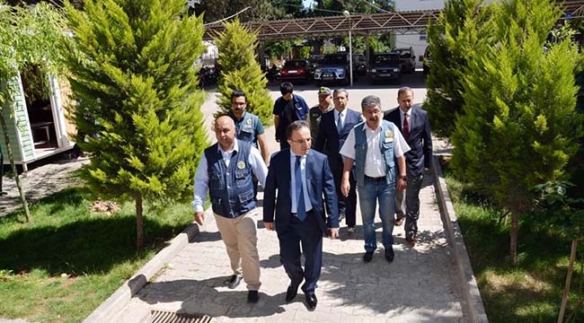Vali Çataklı Kurumları Ziyaret Etti