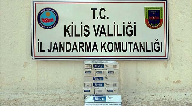Kilis'te Kaçak Sigara Ele Geçirildi