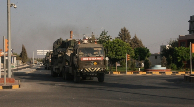 Kilis'ten Sınıra Askeri Sevkiyat