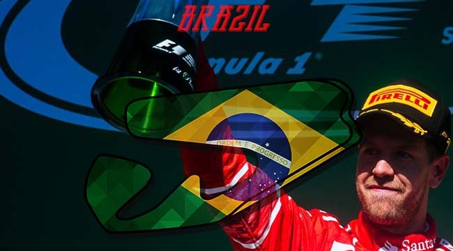 Brezilya GP’yi Vettel Kazandı