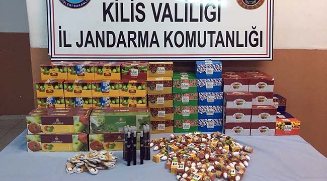 Kilis'te Kaçak Elektronik Sigaralar Ele Geçirildi