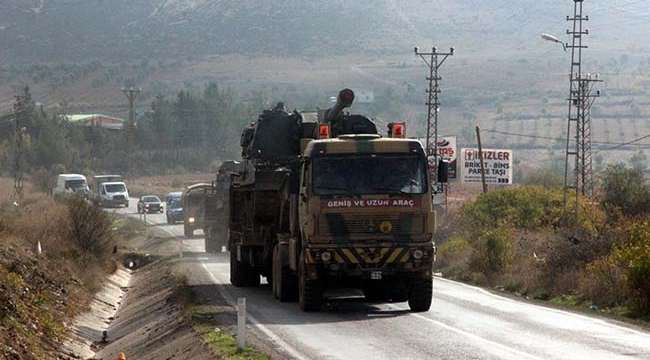 Kilis'ten Sınıra Askeri Sevkiyat