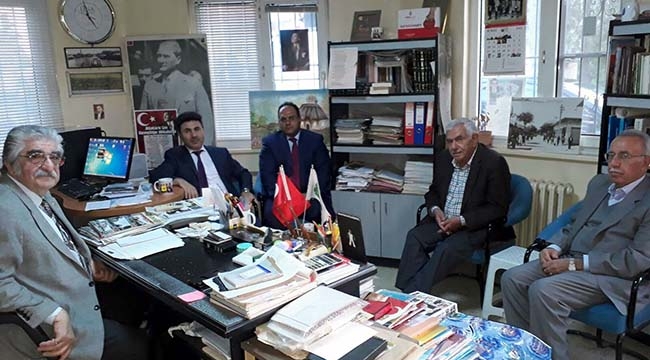 Rektör Karacoşkun Muhlis Salihoğlu'nu Ziyaret Etti