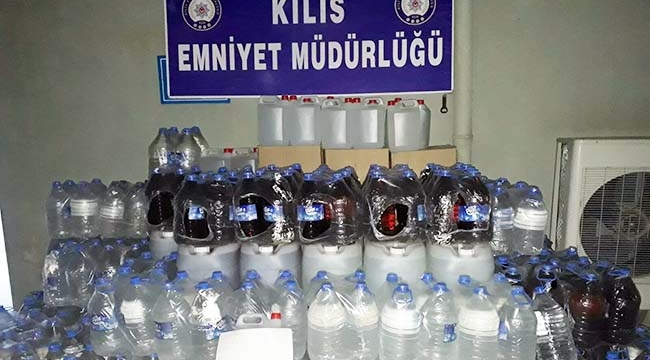 Kilis'te Sahte İçki Operasyonu