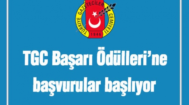 TGC 59.Türkiye Gazetecilik Başarı Ödülleri'ne başvurular başlıyor