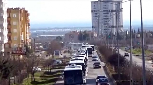 Afrın Sınırına Sevkiyat Sürüyor