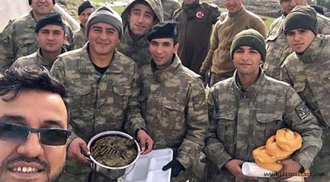 Kilis'te Askere Sıcak Yemek Kampanyası
