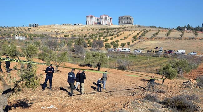 Kilis'e Atılan Roket Yine Zeytin Bahçesine Düştü