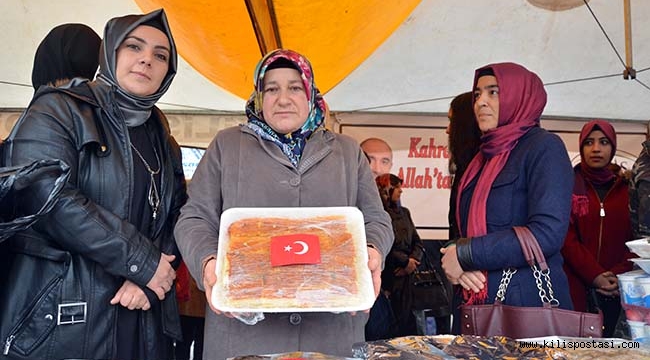 Kilisli Hanımlardan Mehmetçiğe Sıcak Yemek