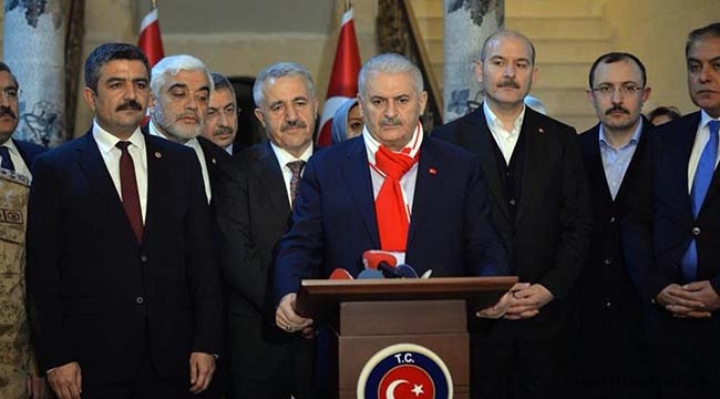 Binali Yıldırım Kilis'teydi!