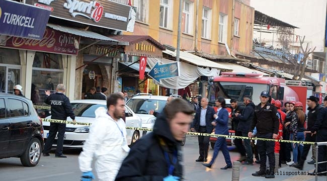 Kilis'te Lokantaya Roket İsabet Etti
