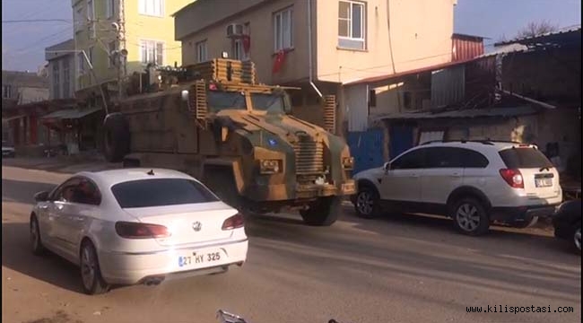 Afrin'e Askeri Sevkiyat Sürüyor