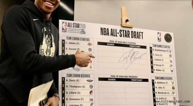NBA All-Star'da Takımlar Seçildi
