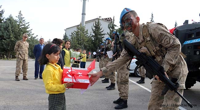 Çocuklardan Jandarmaya Anlamlı Ziyaret