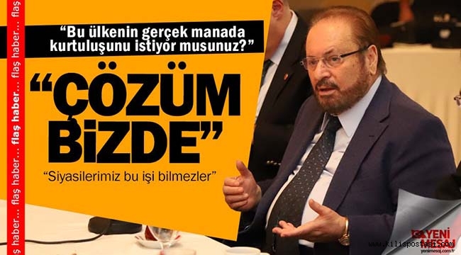 Prof. Dr. Baş: “Bana ülkeyi 3 ay teslim etsinler...