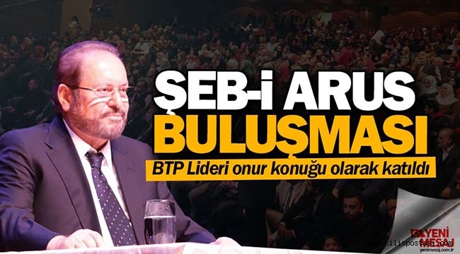 Prof. Dr. Haydar Baş Şeb-i Arus Programına Katıldı