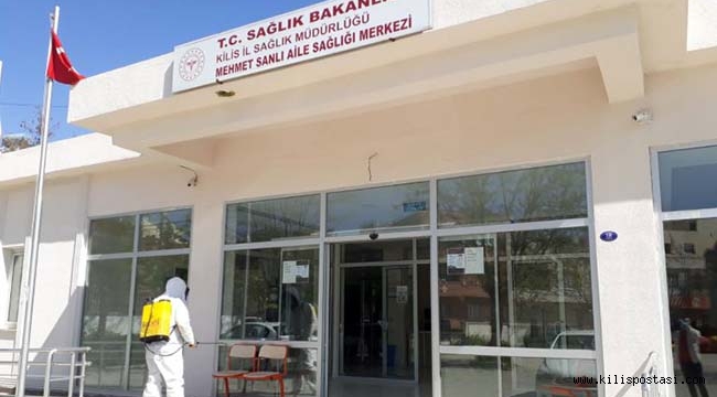 Kilis’te Sağlık Ocakları ve Eczaneler Dezenfekte Edildi