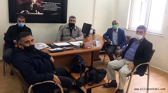 Kilisli Gazetecilerden Özkar'a Taziye Ziyareti