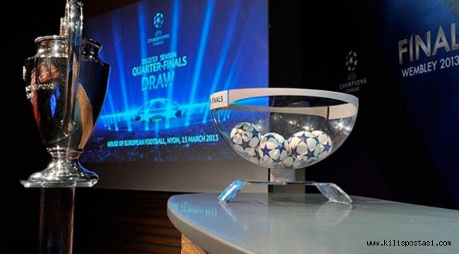 UEFA Şampiyonlar Ligi'nde çeyrek ve yarı final kuraları çekildi.