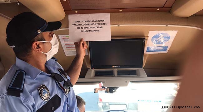 Kilis'te Servis Araçları Denetimden Geçti