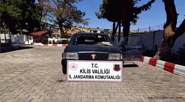 Jandarma Çalınan Arabayı Hemen Buldu