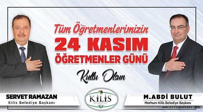Başkan Servet Ramazan'ın Öğretmenler Günü Mesajı