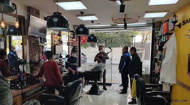 Kilis'te Berber ve Kuaför Salonları Denetimden Geçirildi