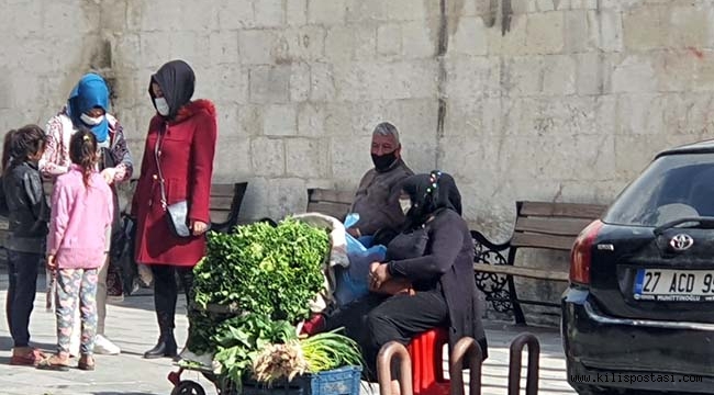 Kilis'te Taze Otlar Piyasaya Çıktı