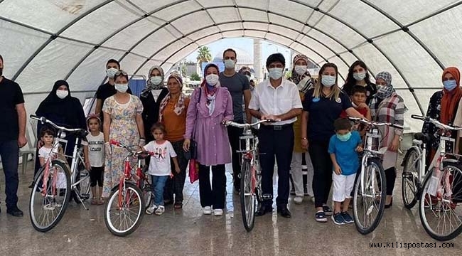 Kilis'te Hediye Bisiklet Kampanyası Sürüyor