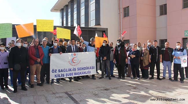 Öz-Sağlık-İş Sendikasından Basın Açıklaması