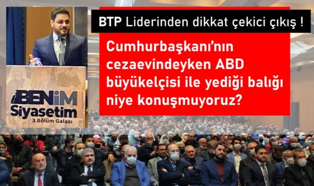 BTP Liderinden dikkat çekici çıkış !
