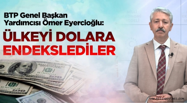 Ülkeyi dolara endekslediler