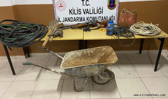 Kilis’te İzinsiz Kazıya Suç Üstü