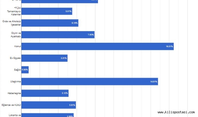 E-TÜFE'deki 12 aylık artış oranı %175.55 oldu