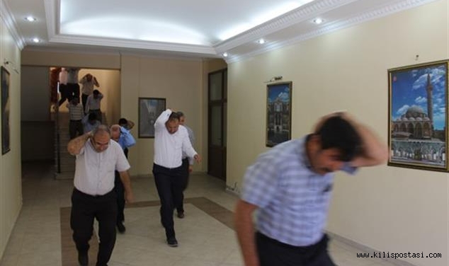 Kilis'te deprem tatbikatı