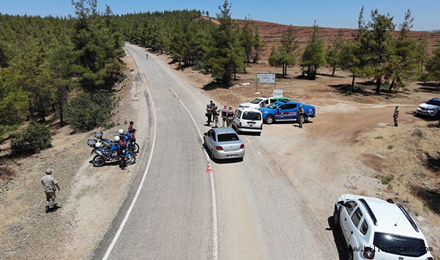 Kilis’te Ormanlar Havadan Kontrol Ediliyor
