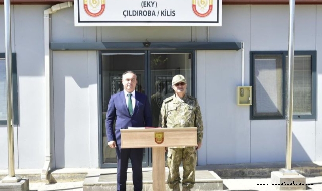 Vali Soytürk Suriye Sınırında Korgeneral Tokel'i ziyaret etti