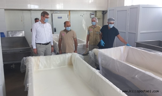İl Tarım Müdürlüğü Peynir Üretim Tesisini Denetledi