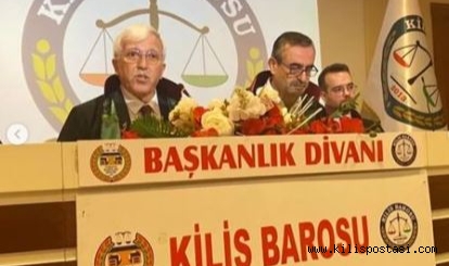 Kilis Barosu'nda Yeni Başkan Av. Mehmet Taşçı