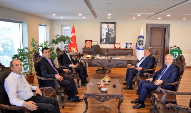 Kilis Belediye Başkanı Servet Ramazan'ın KİTSO yönetimine ziyareti