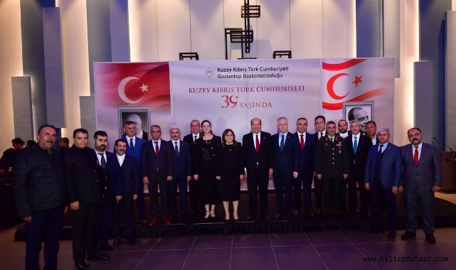 Gaziantep Başkonsolosluğu'nun ev sahipliğinde, KKTC Kuruluş Yıldönümü Resepsiyonu