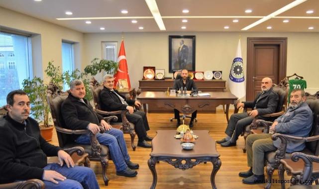 BTP Heyeti KİTSO Başkanı Celkanlı'yı Ziyaret Etti