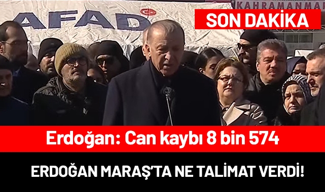 Cumhurbaşkanı Erdoğan Deprem Bölgesinde!